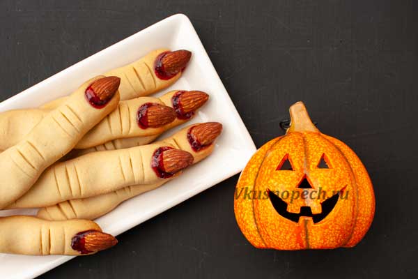 Печенье на Хэллоуин – пошаговый рецепт приготовления с фото