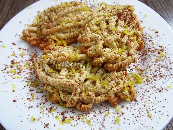печенье хризантема рецепт с фото