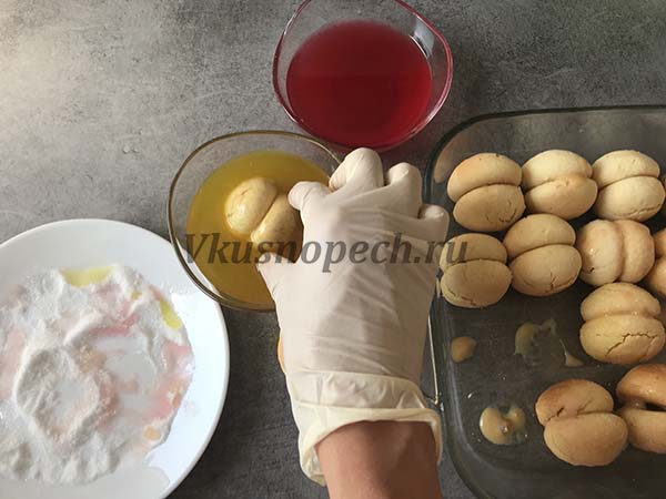 печенье персики рецепт с фото