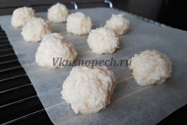 кокосовое печенье рецепт с фото